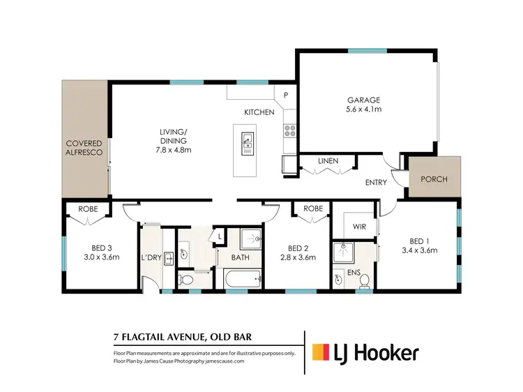 Floorplan of Homely house listing, 7 Flagtail Avenue, Old Bar NSW 2430