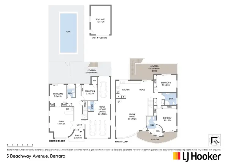 Floorplan of Homely house listing, 5 Beachway Avenue, Berrara NSW 2540