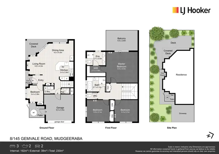 Floorplan of Homely villa listing, 8/145 Gemvale Road, Mudgeeraba QLD 4213
