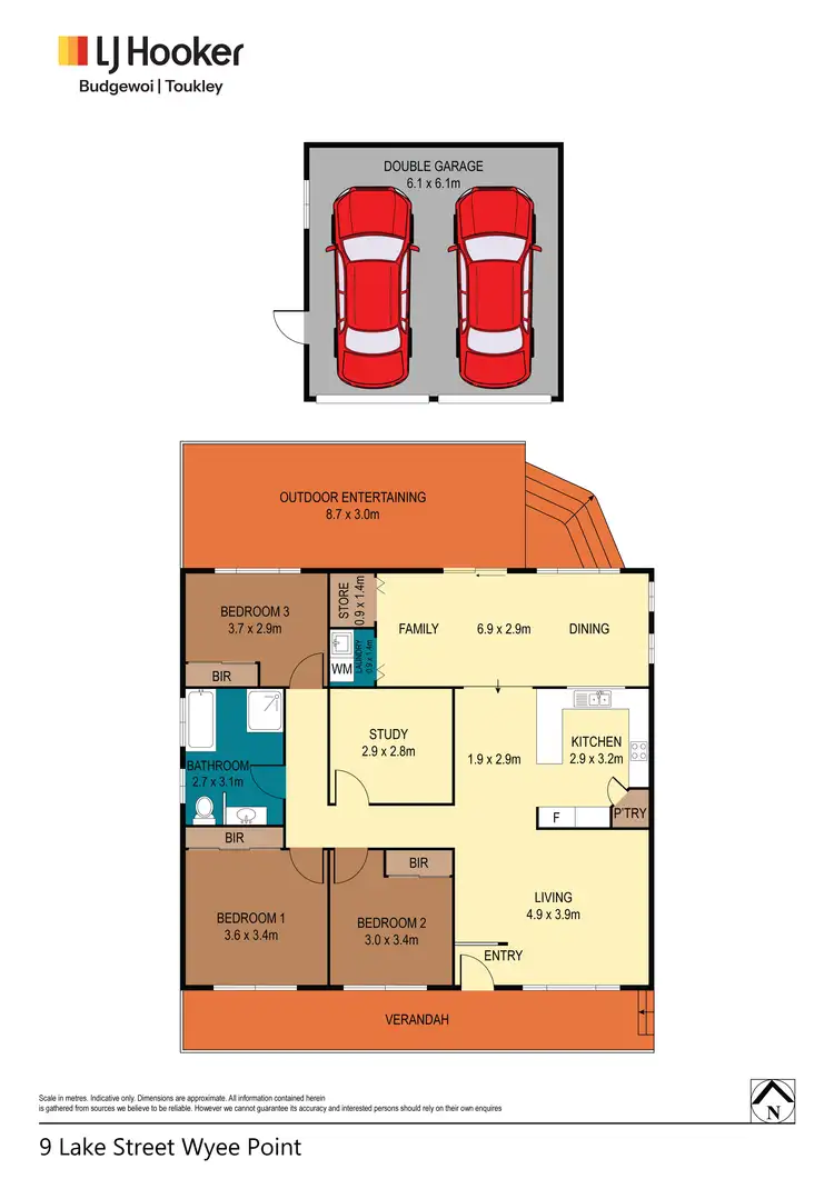 Floorplan of Homely house listing, 9 Lake Street, Wyee Point NSW 2259