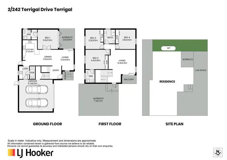 Floorplan of Homely semi-detached listing, 2/242 Terrigal Drive, Terrigal NSW 2260