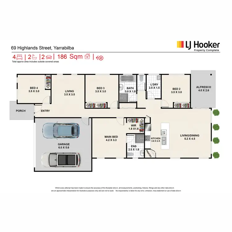 Floorplan of Homely house listing, 69 Highlands Street, Yarrabilba QLD 4207