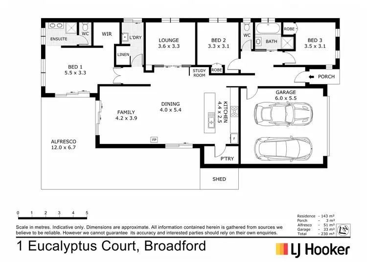 Floorplan of Homely house listing, 1 Eucalyptus Court, Broadford VIC 3658