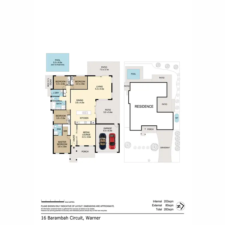 Floorplan of Homely house listing, 16 Barambah Circuit, Warner QLD 4500