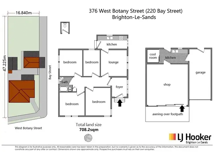 Floorplan of Homely house listing, 376 West Botany Street, Brighton-Le-Sands NSW 2216