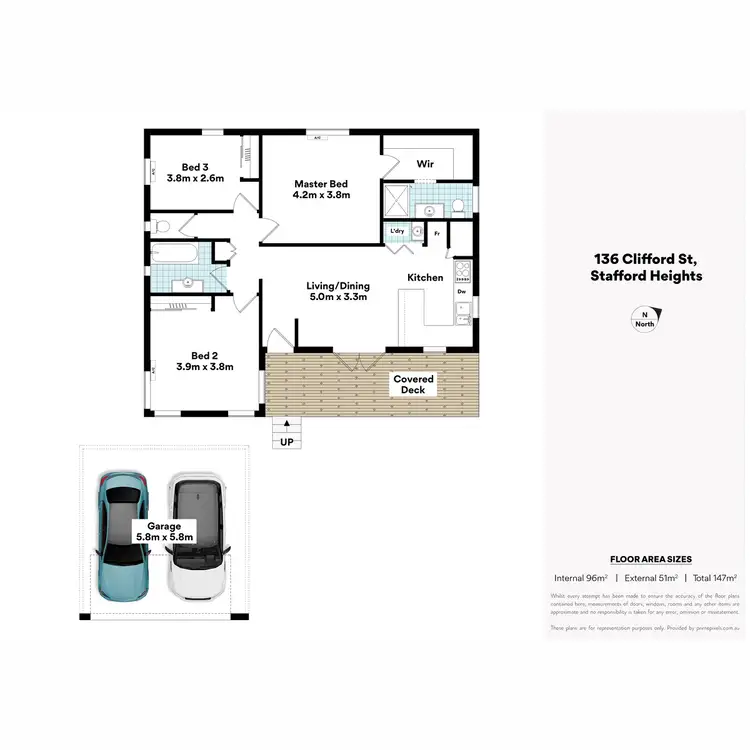 Floorplan of Homely house listing, 136 Clifford Street, Stafford Heights QLD 4053