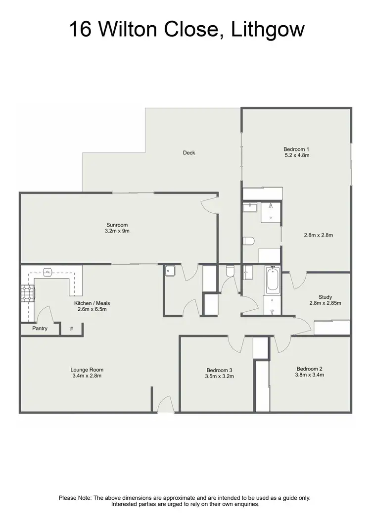 Floorplan of Homely house listing, 16 Wilton Close, Lithgow NSW 2790