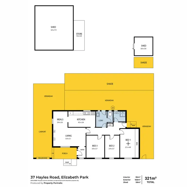Floorplan of Homely house listing, 37 Hayles Road, Elizabeth Park SA 5113