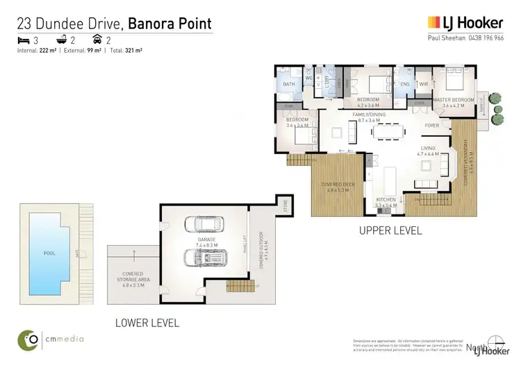 Floorplan of Homely house listing, 23 Dundee Drive, Banora Point NSW 2486