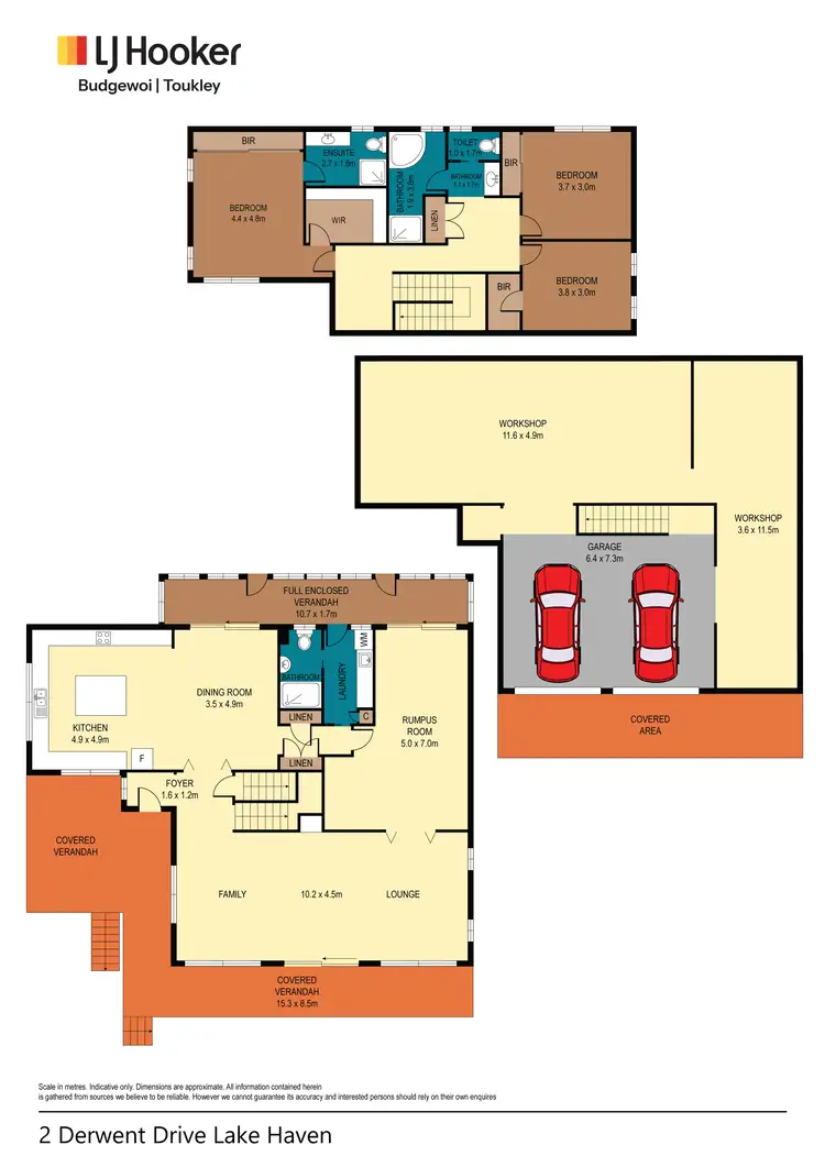 Floorplan of Homely house listing, 2 Derwent Drive, Lake Haven NSW 2263