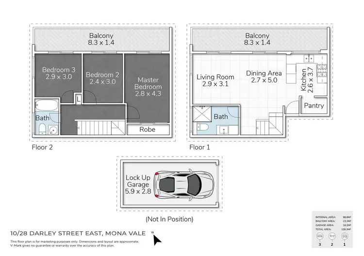 Floorplan of Homely apartment listing, 10/28 Darley Street, Mona Vale NSW 2103