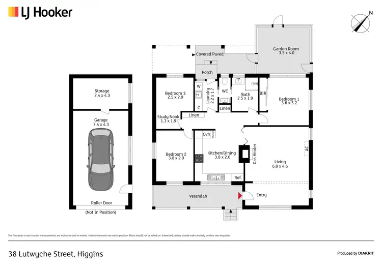 Floorplan of Homely house listing, 38 Lutwyche Street, Higgins ACT 2615