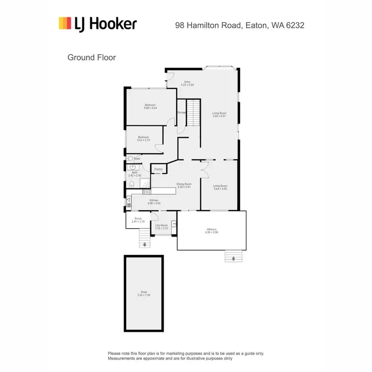 Floorplan of Homely house listing, 98 Hamilton Road, Eaton WA 6232