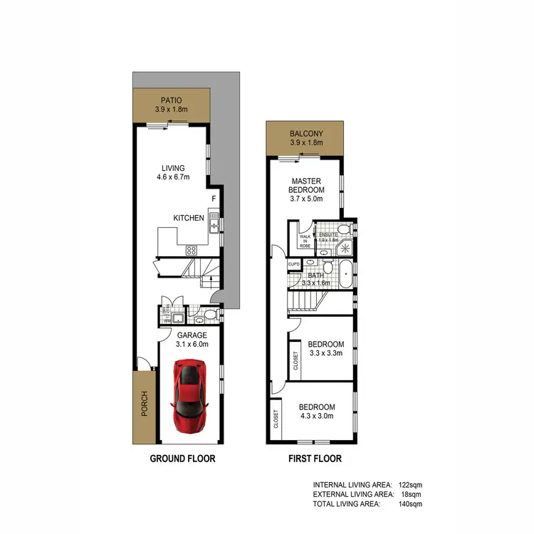 Floorplan of Homely townhouse listing, 28/120 Alma Road, Dakabin QLD 4503