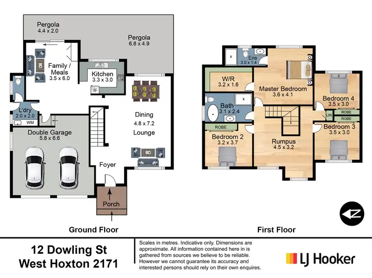 Floorplan of Homely house listing, 12 Dowling Street, West Hoxton NSW 2171
