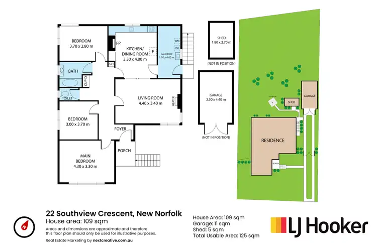 Floorplan of Homely house listing, 22 Southview Crescent, New Norfolk TAS 7140