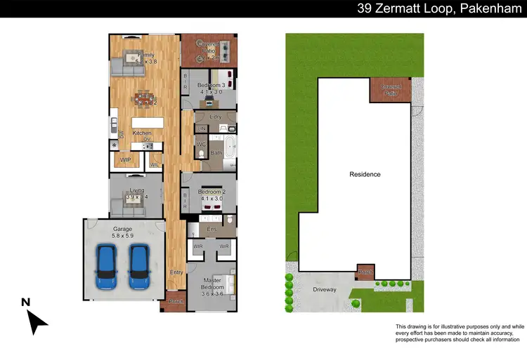 Floorplan of Homely house listing, 39 Zermatt Loop, Pakenham VIC 3810