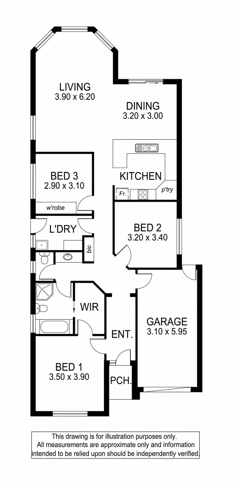 Floorplan of Homely house listing, 2C Colton Avenue, Hove SA 5048