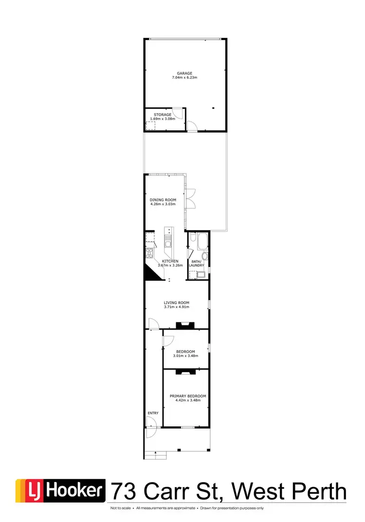 Floorplan of Homely house listing, 73 Carr Street, West Perth WA 6005