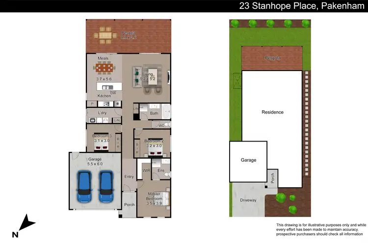 Floorplan of Homely house listing, 23 Stanhope Place, Pakenham VIC 3810