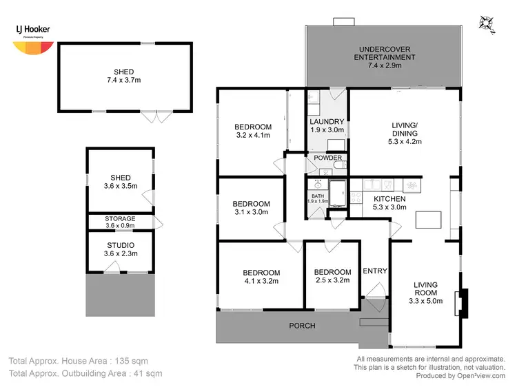 Floorplan of Homely house listing, 42 Grove Road, Glenorchy TAS 7010