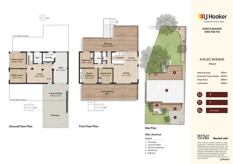 Floorplan of Homely house listing, 4 Alec Avenue, Miami QLD 4220