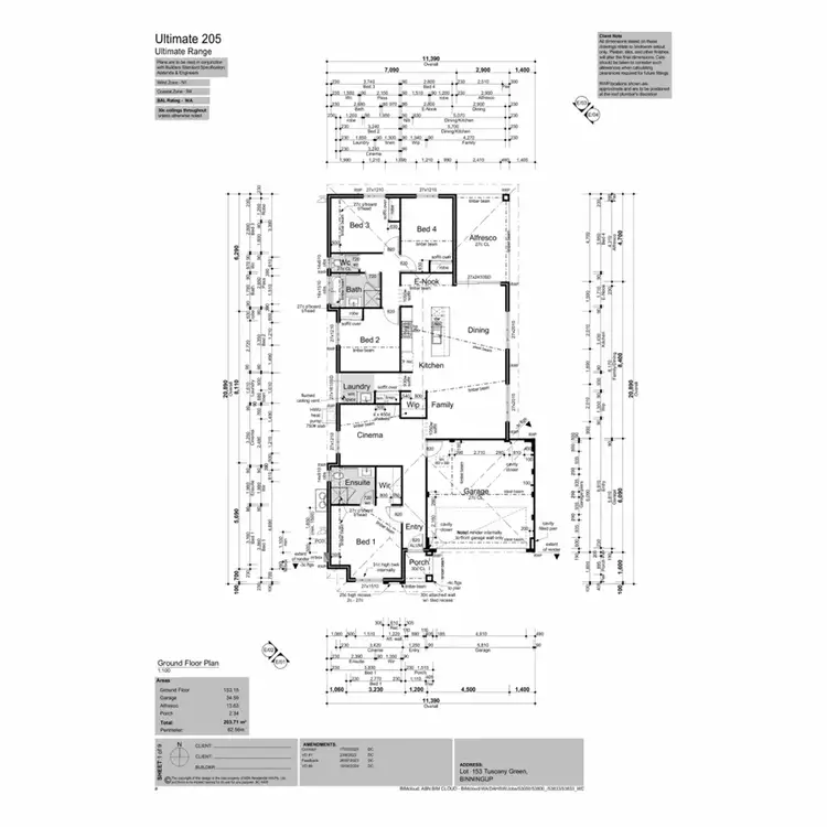 Floorplan of Homely house listing, 28 Tuscany Green, Binningup WA 6233