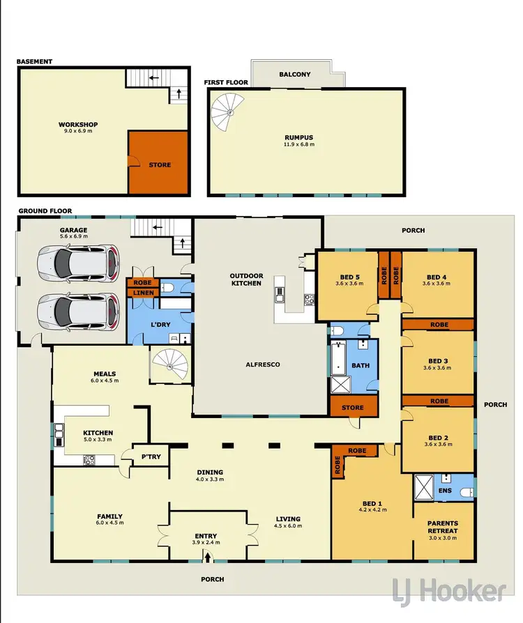 Floorplan of Homely rural property listing, 30 Orlando Grove, Avalon VIC 3212
