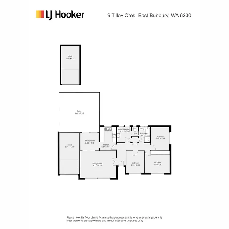 Floorplan of Homely house listing, 9 Tilley Crescent, East Bunbury WA 6230