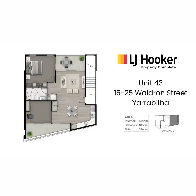 Floorplan of Homely unit listing, 43/15-25 Waldron Street, Yarrabilba QLD 4207