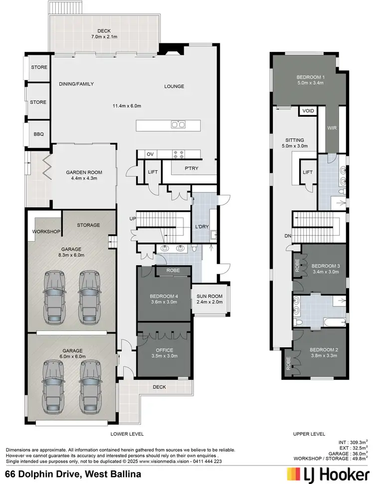 Floorplan of Homely house listing, 66 Dolphin Drive, West Ballina NSW 2478