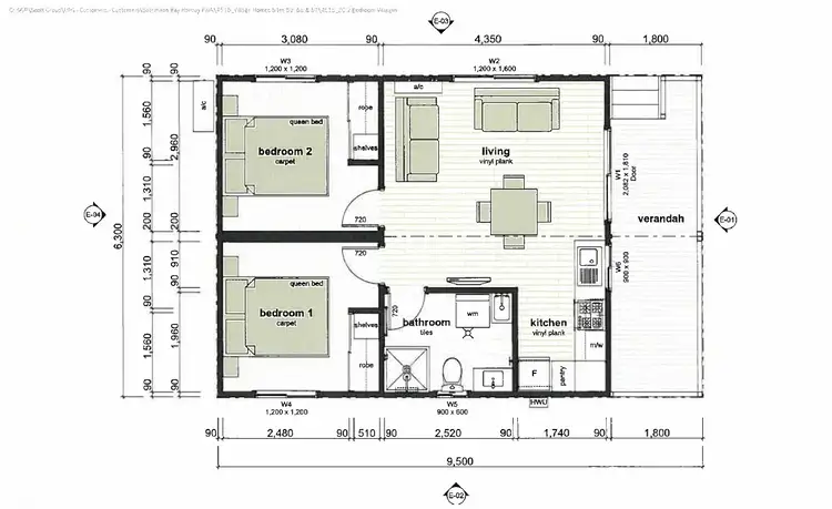 Floorplan of Homely house listing, 57/49 Old Princes Highway, Batemans Bay NSW 2536