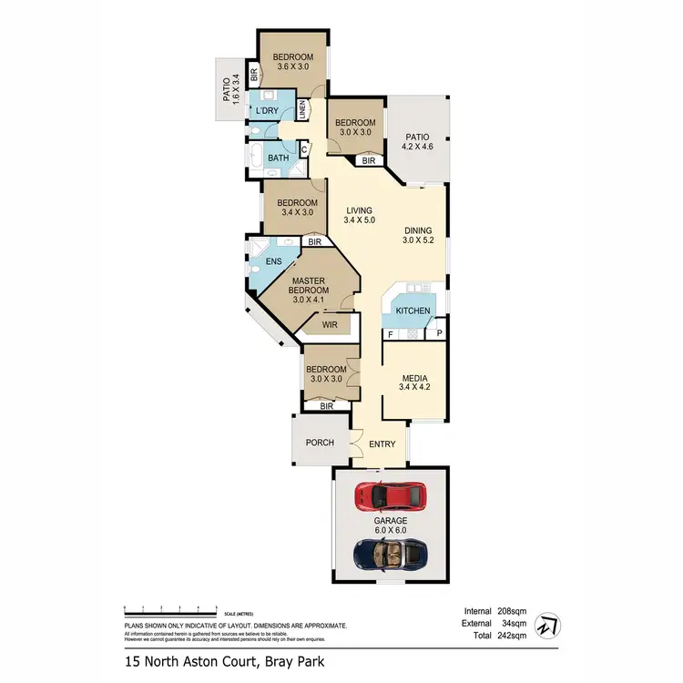 Floorplan of Homely house listing, 15 North Aston Court, Bray Park QLD 4500