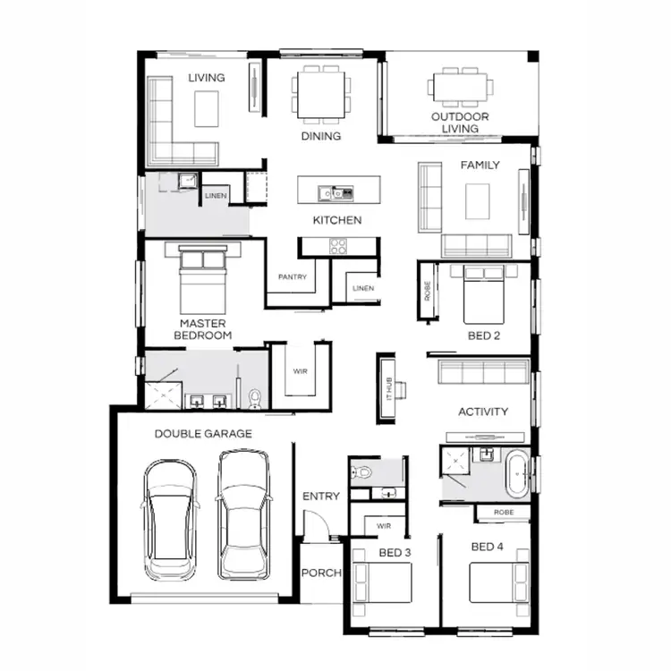 Floorplan of Homely house listing, 37 Graham Circuit, Yarrabilba QLD 4207