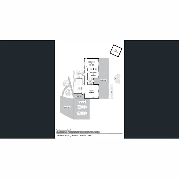 Floorplan of Homely house listing, 28 Davoren Circuit, Moulden NT 830