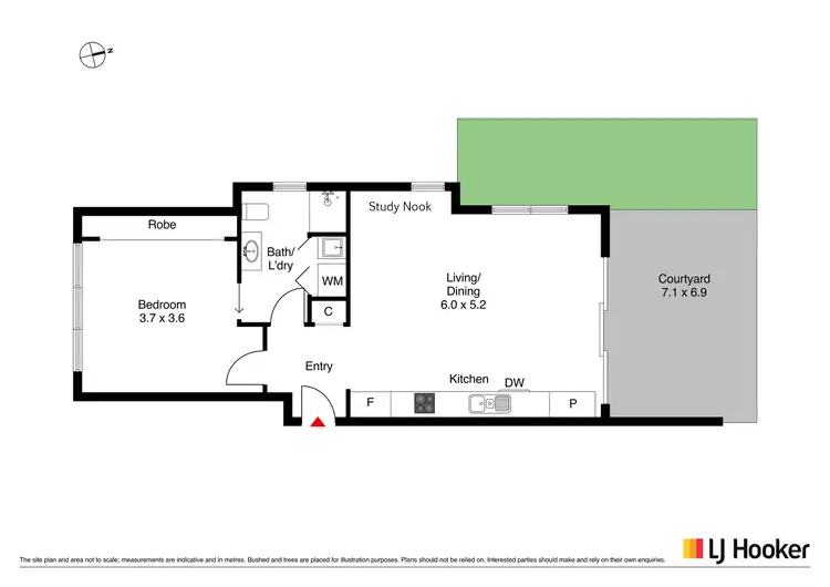 Floorplan of Homely apartment listing, 88/329 Flemington Road, Franklin ACT 2913