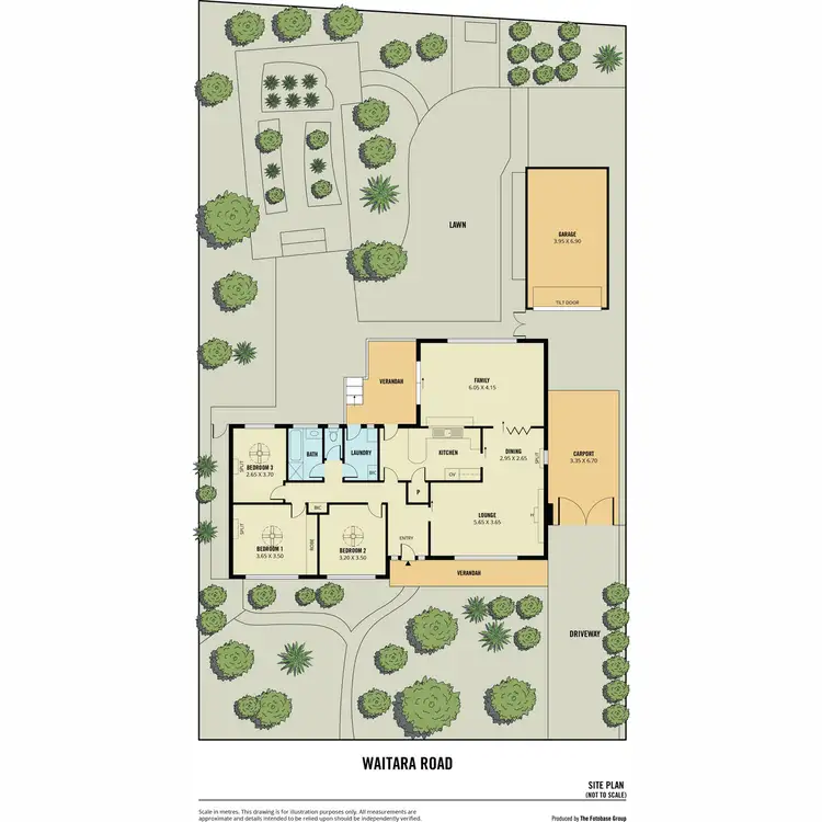 Floorplan of Homely house listing, 56 Waitara Road, Banksia Park SA 5091