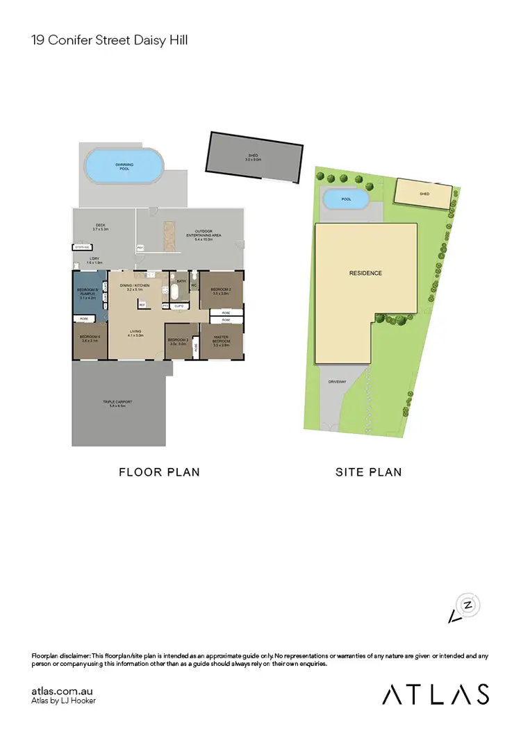 Floorplan of Homely house listing, 19 Conifer Street, Daisy Hill QLD 4127