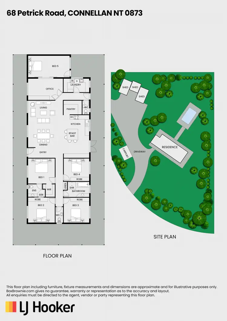 Floorplan of Homely house listing, 68 Petrick Road, Connellan NT 873