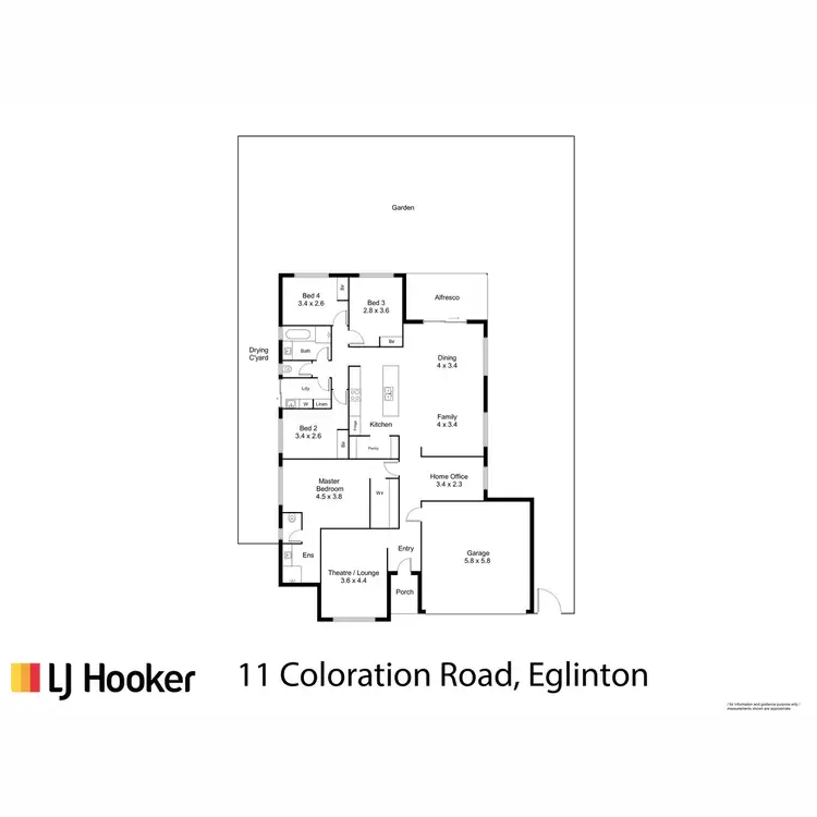 Floorplan of Homely house listing, 11 Coloration Road, Eglinton WA 6034