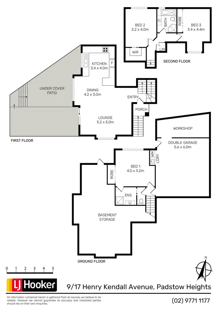 Floorplan of Homely townhouse listing, 9/17-19 Henry Kendall Avenue, Padstow Heights NSW 2211