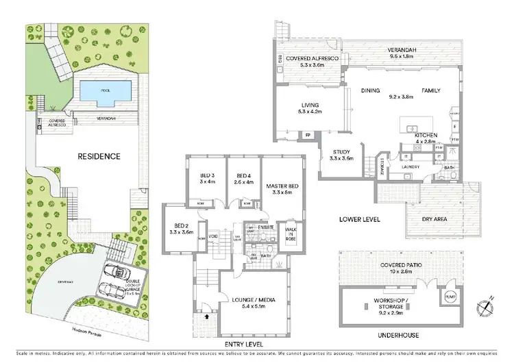 Floorplan of Homely house listing, 284 Hudson Parade, Avalon Beach NSW 2107