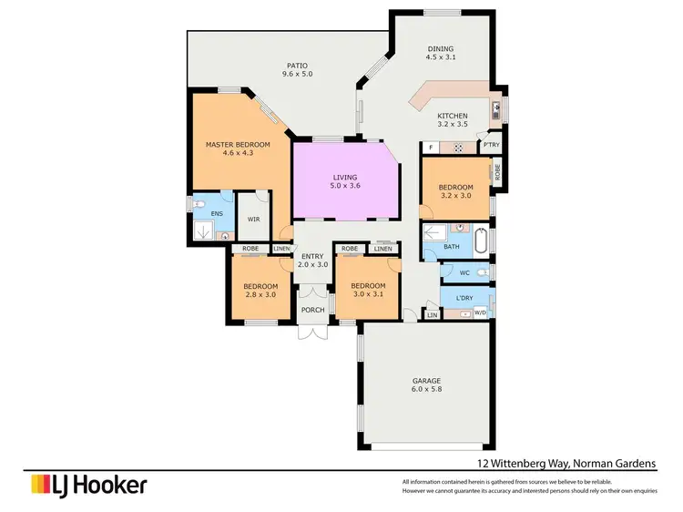 Floorplan of Homely house listing, 12 Wittenberg Way, Norman Gardens QLD 4701