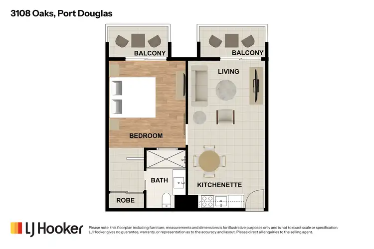 Floorplan of Homely unit listing, 3108/87-109 Port Douglas Road, Port Douglas QLD 4877