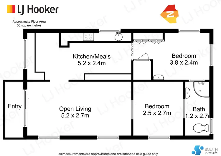Floorplan of Homely house listing, 2/109 Beach Road, Batehaven NSW 2536