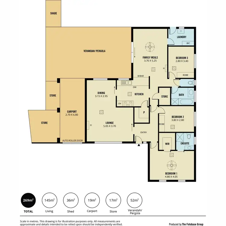 Floorplan of Homely house listing, 34 Duke Avenue, Para Hills SA 5096