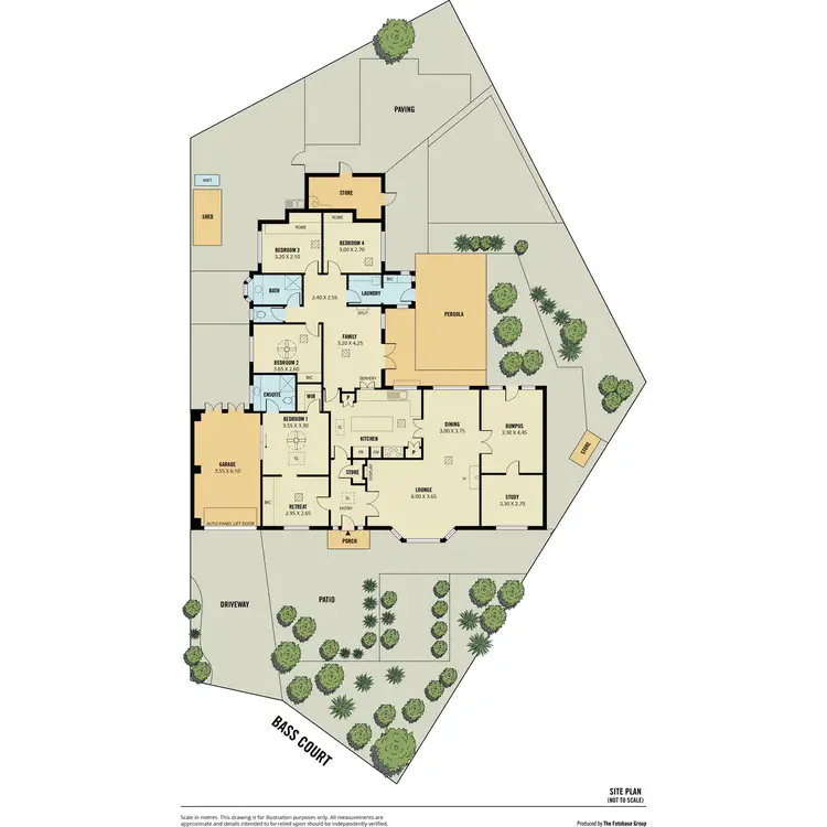 Floorplan of Homely house listing, 4 Bass Court, Fairview Park SA 5126