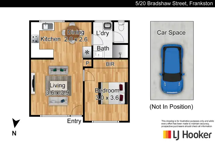 Floorplan of Homely unit listing, 5/20 Bradshaw Street, Frankston VIC 3199