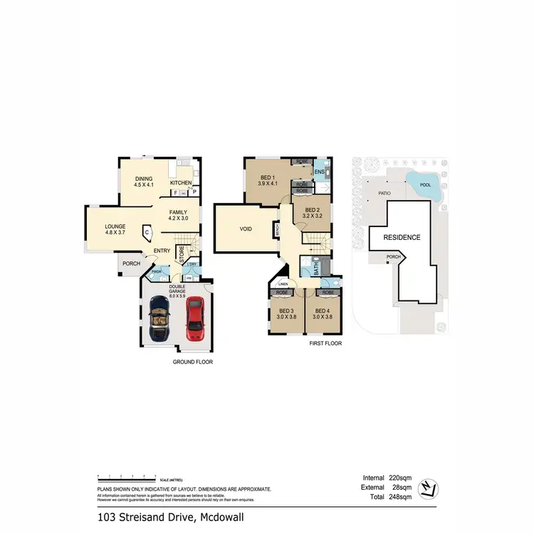 Floorplan of Homely house listing, 103 Streisand Drive, Mcdowall QLD 4053