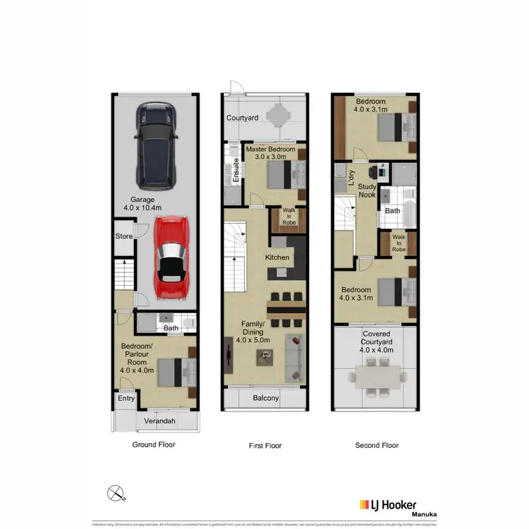 Floorplan of Homely townhouse listing, 10/227 John Gorton Drive, Wright ACT 2611
